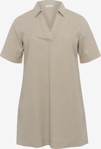 Rochie 'KCNana' de la KAFFE CURVE pe bej: față