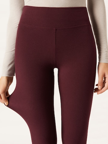 CALZEDONIA Skinny Leggings in Rot