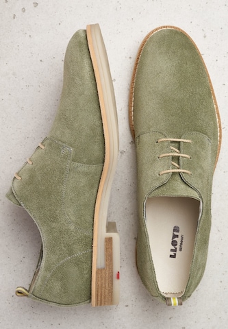 LLOYD Lace-Up Shoes 'Dallas' in Green