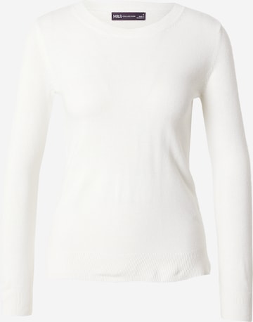 Marks & Spencer Sweater in Beige: front
