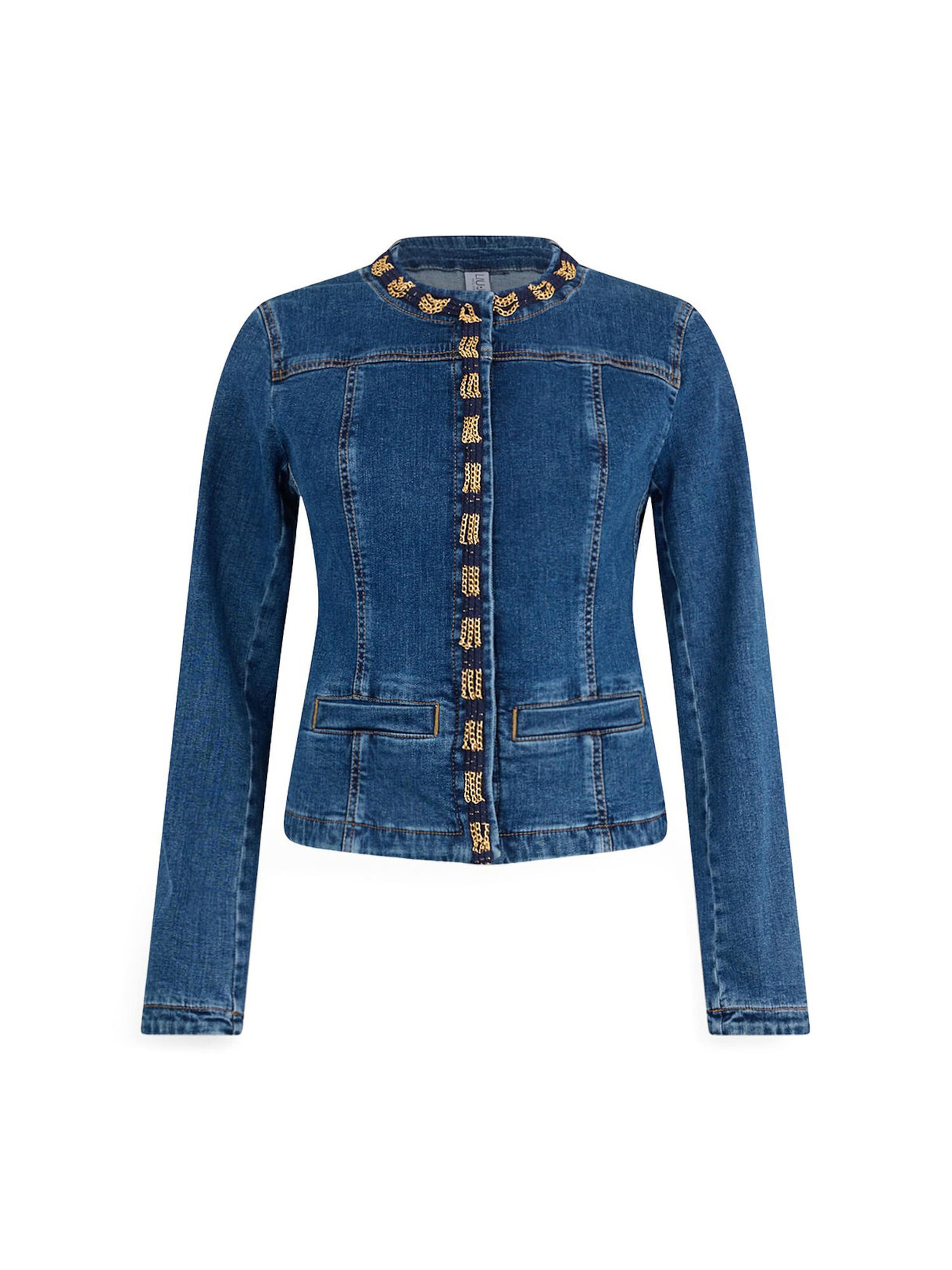 Liu Jo Přechodná bunda - modrá džínovina, Produkt