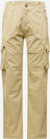 Pantalon cargo 'Jet' ALPHA INDUSTRIES en beige : devant