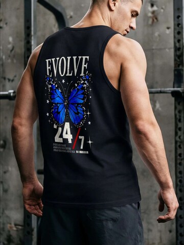 Neverless Shirt 'Butterfly 247' in Black