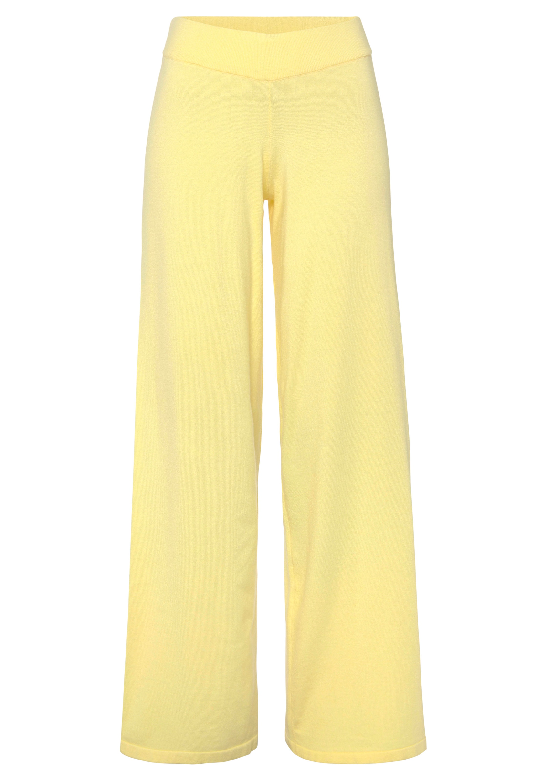 LASCANA - Pantalón en amarillo: frente