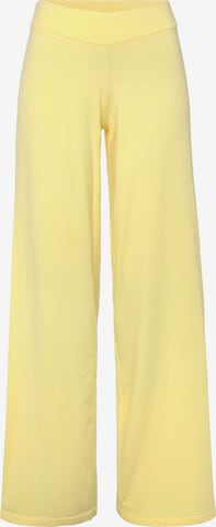 Pantalon LASCANA en jaune : devant