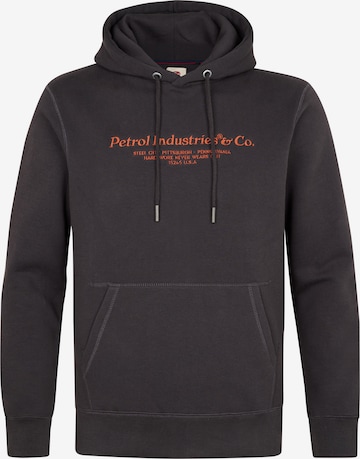 Petrol Industries Sweatshirt in Zwart: voorkant