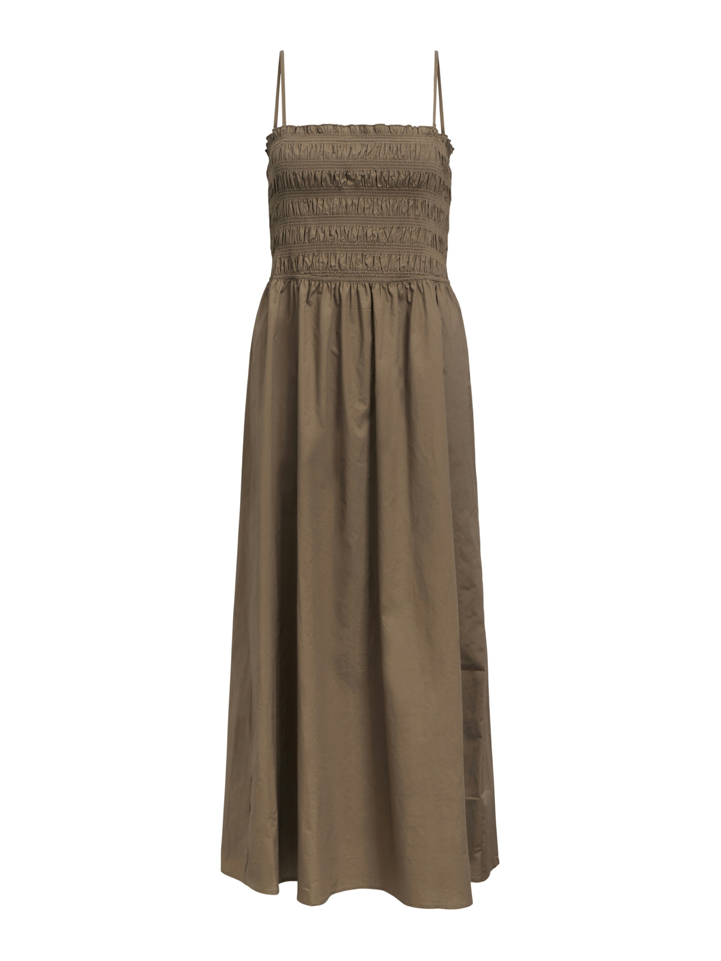 OBJECT Poletna obleka 'OBJELLY HOPE' | rjava barva: sprednja stran