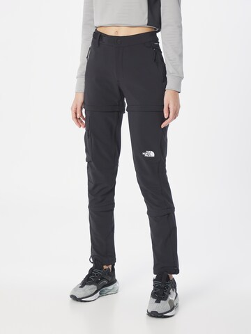 THE NORTH FACE Regular Outdoorhose 'PARAMOUNT II' in Schwarz: predná strana