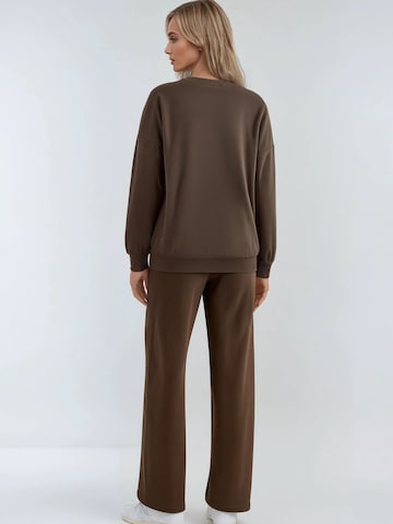 Hiccup - Calças de fato em castanho