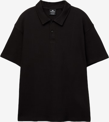 T-Shirt Pull&Bear en noir : devant