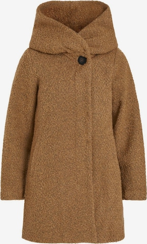 VILA Between-Seasons Coat in Brown: front