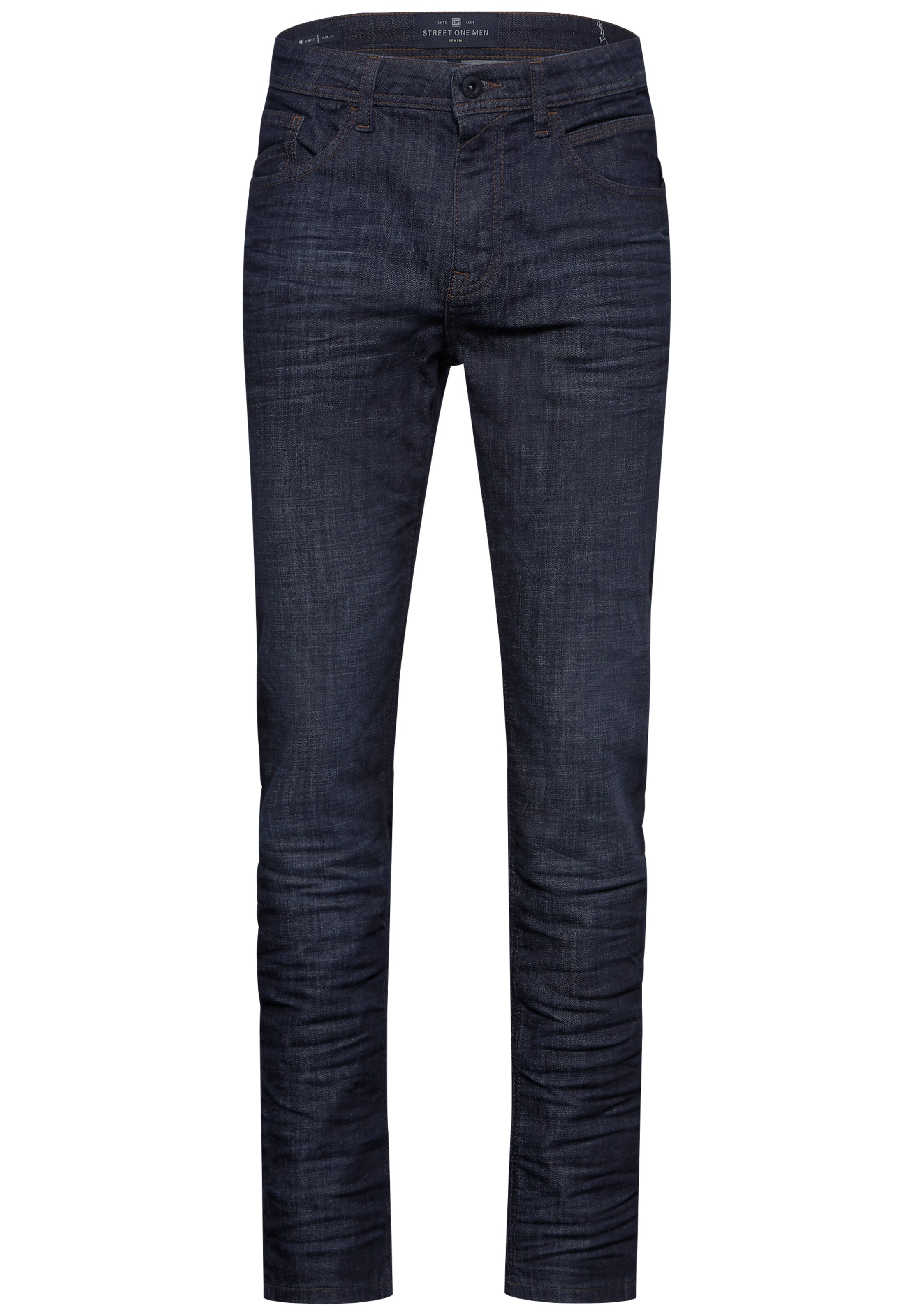 Street One MEN Slim fit Jeans in Blue: front