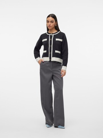 VERO MODA Gebreid vest 'VMRania' in Zwart