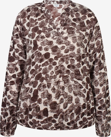 ze-ze Blouse 'Relly 264' in Brown: front