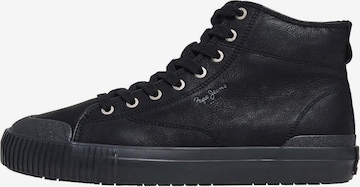 Pepe Jeans High-top trainers 'BEN MOON' in Black: front