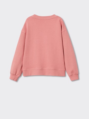 MANGO KIDS Sweatshirt 'Camp' in Pink