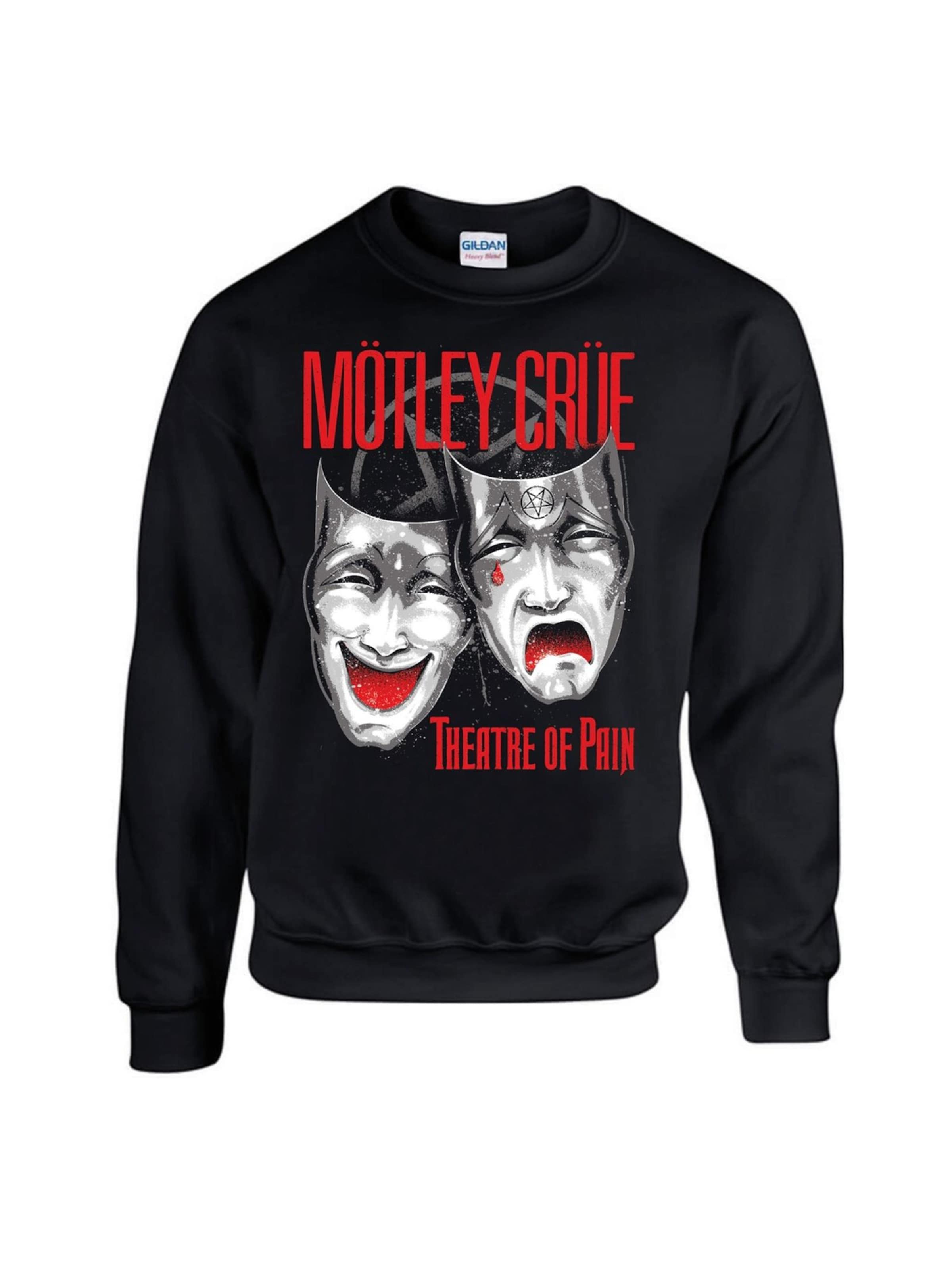 Rockshirts Sweatshirt 'Mötley Crue Theatre of Pain Sweatshirt'‌‌‌‌‌‌ in Schwarz: Vorderseite