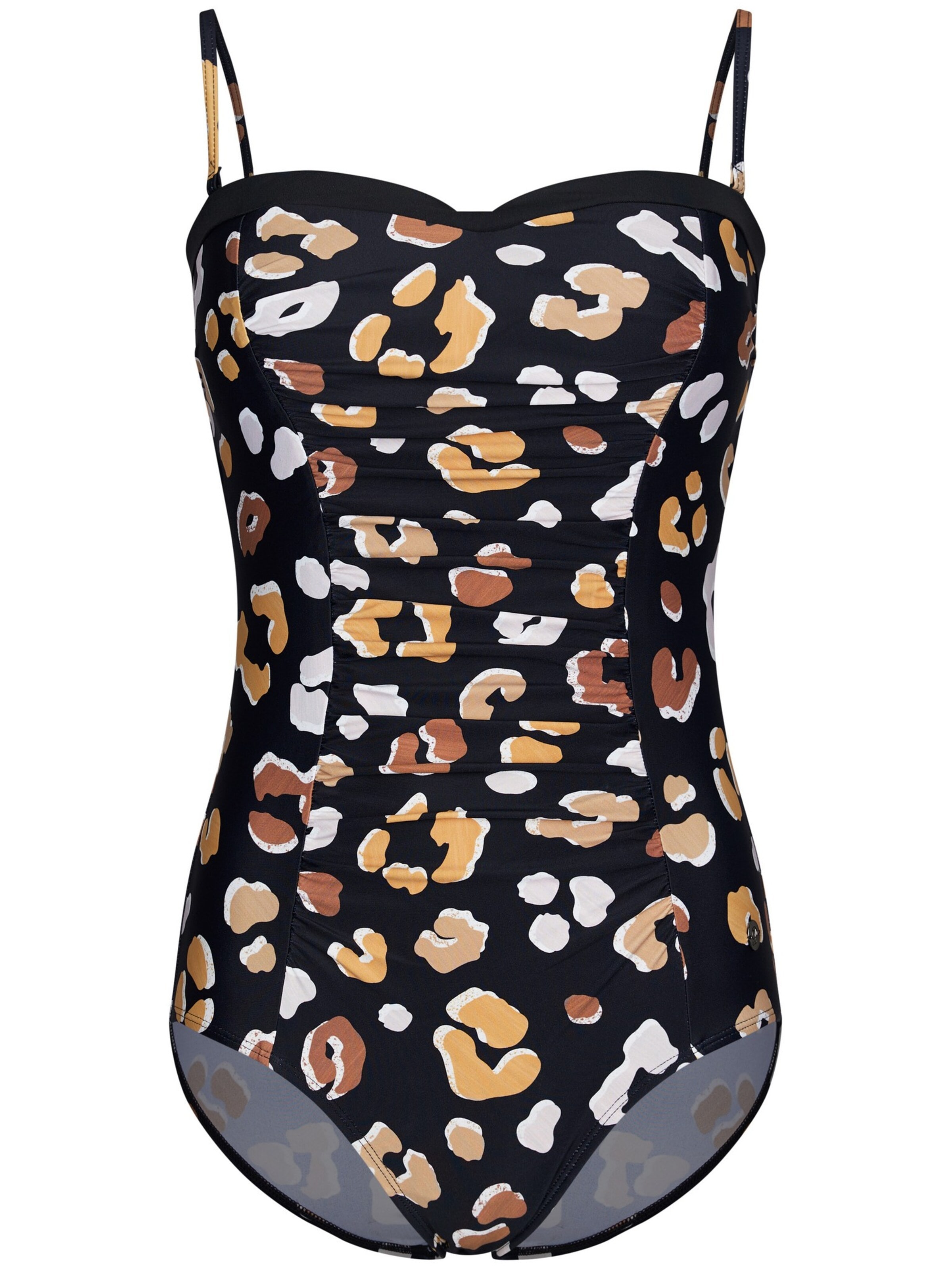 Pastunette Bandeau Shaping-badpak in Zwart: voorkant