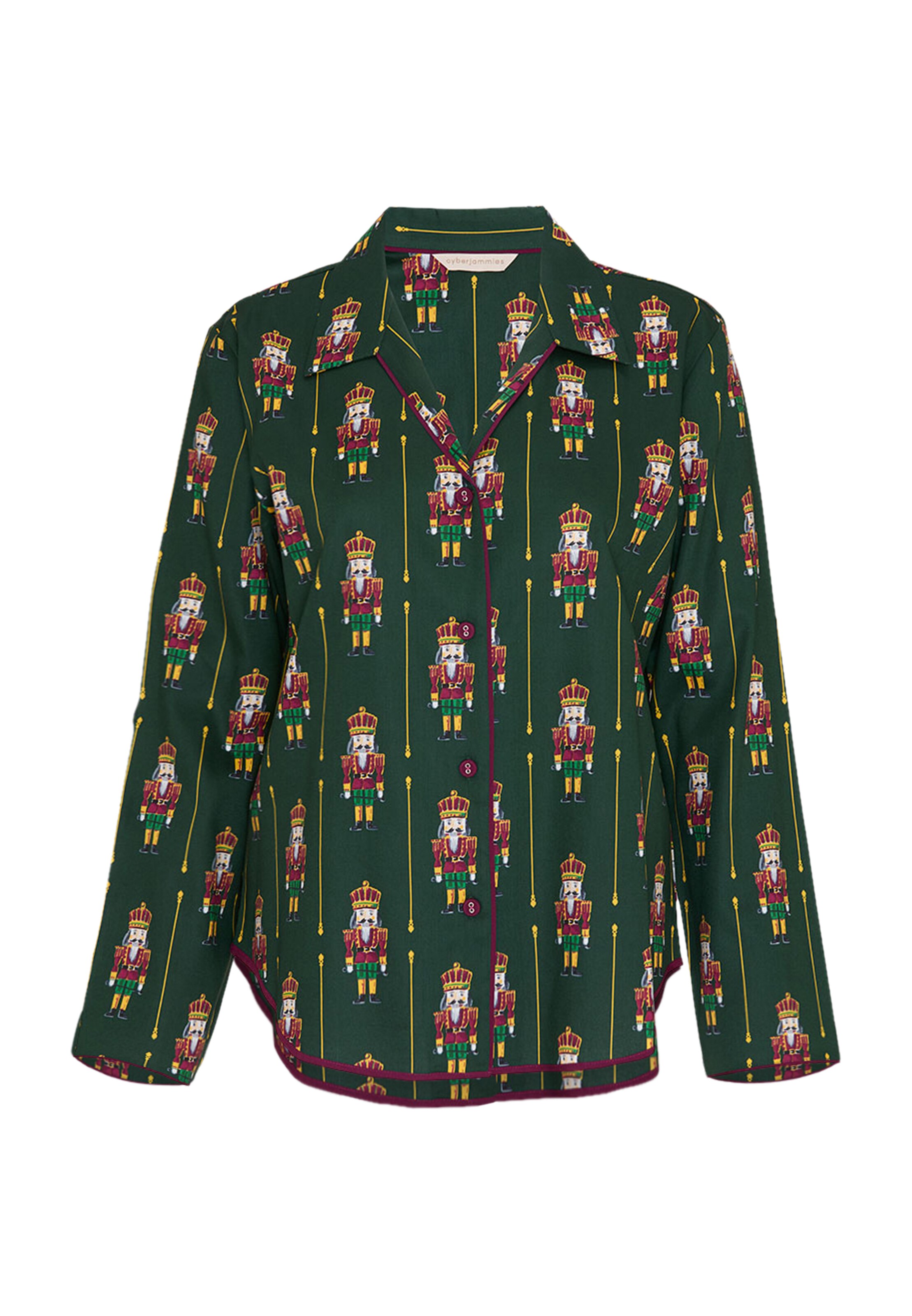 Chemise de nuit Cyberjammies en vert : devant