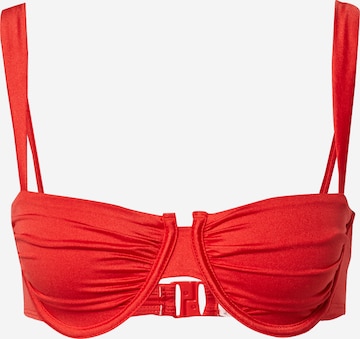 Hunkemöller Balconette Bikini Top 'BoraBora' in Red: front