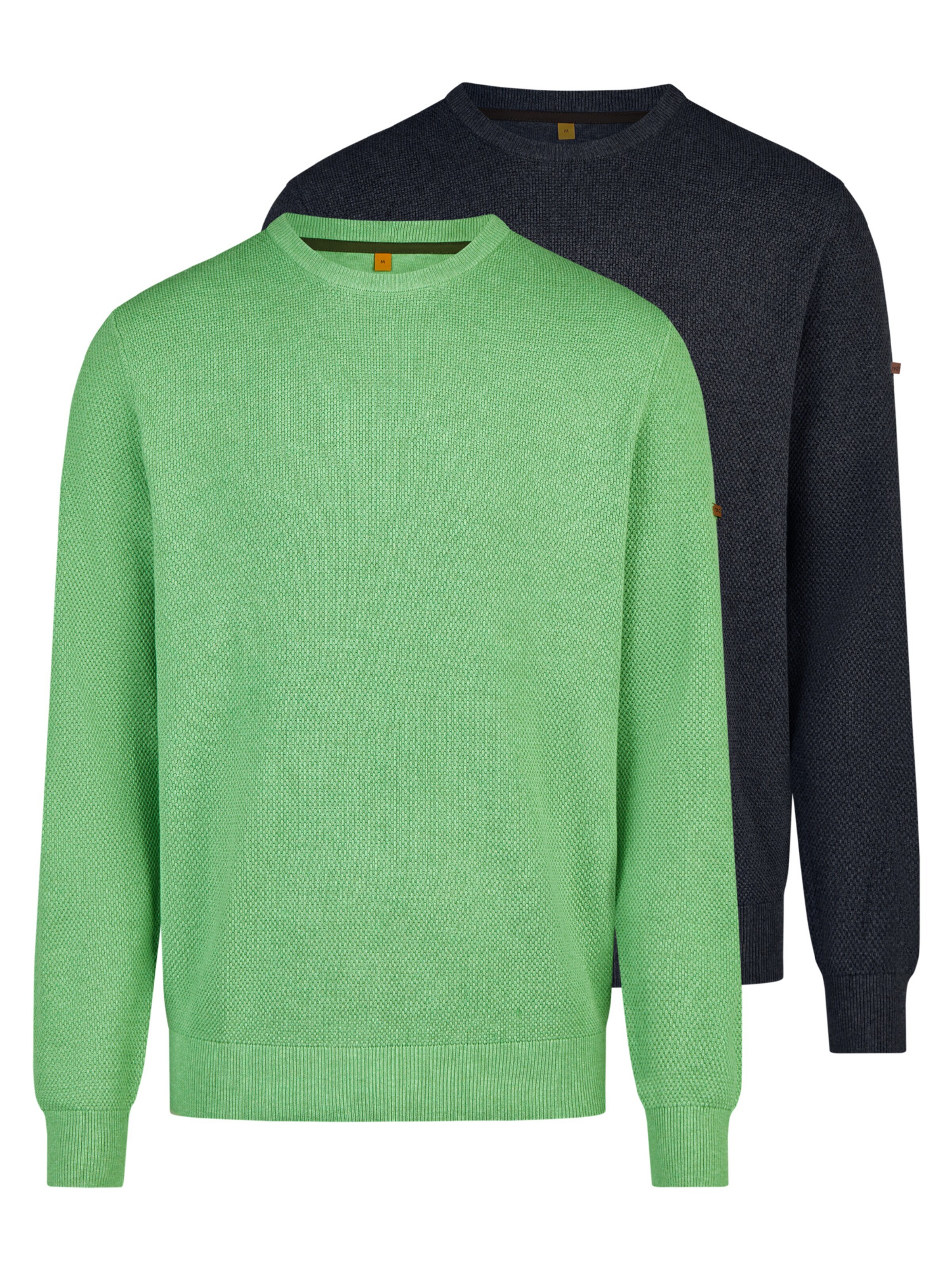 redmond Sweater 'Basic' in Green: front