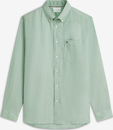 Chemise TOMMY HILFIGER en vert : devant