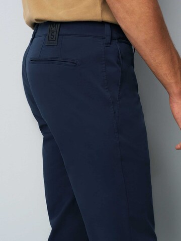 MEYER Regular Chino Pants 'M5' in Blue