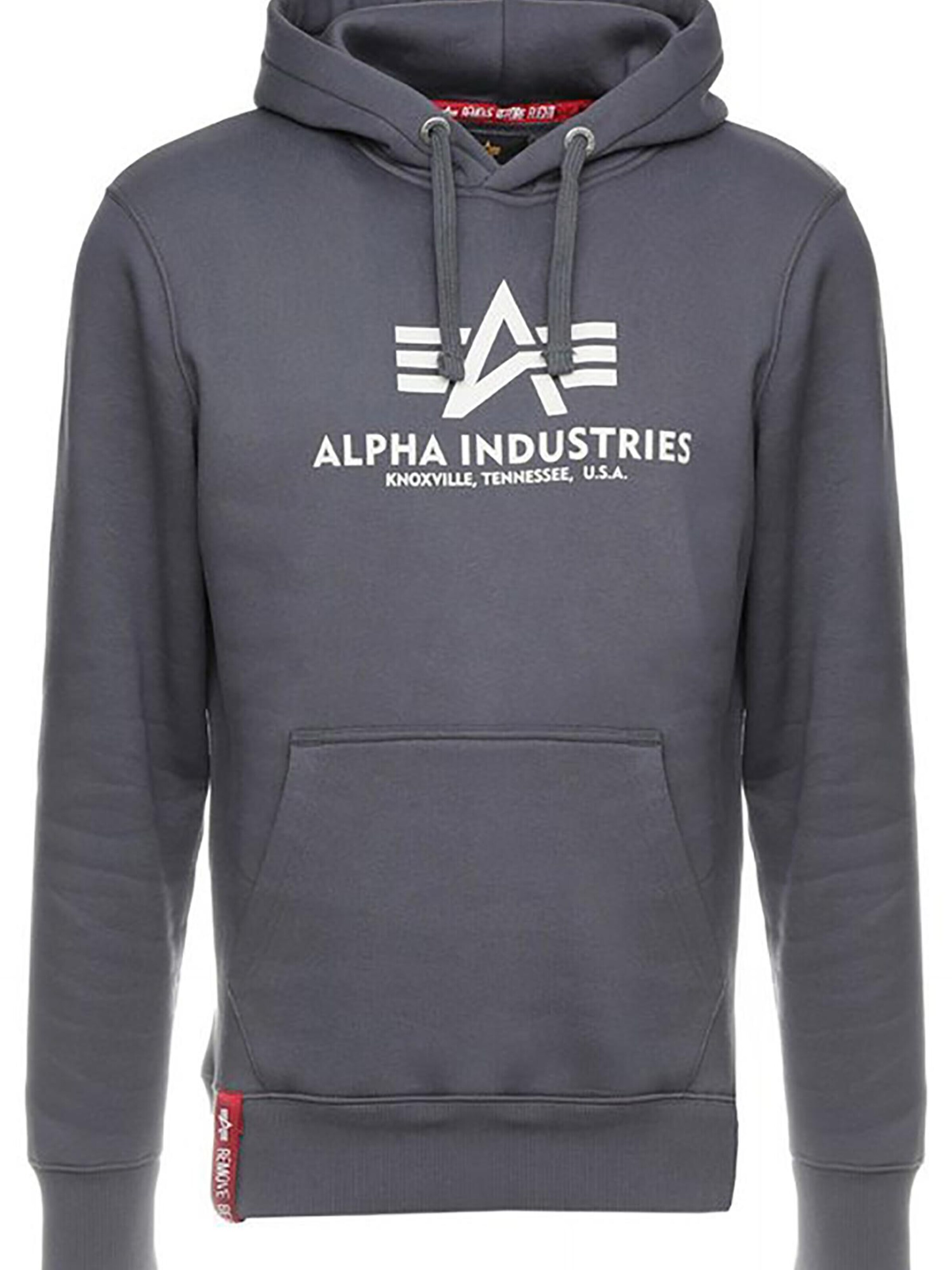 ALPHA INDUSTRIES Sweatshirt 'Basic'‌‌‌‌‌ in Grau