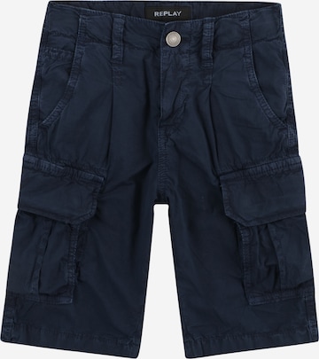 REPLAY & SONS Normalny krój Spodnie w kolorze niebieski: przód