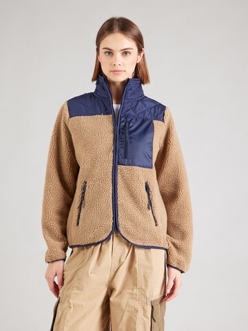 Giacca di pile 'JC Berri' di The Jogg Concept in marrone: frontale