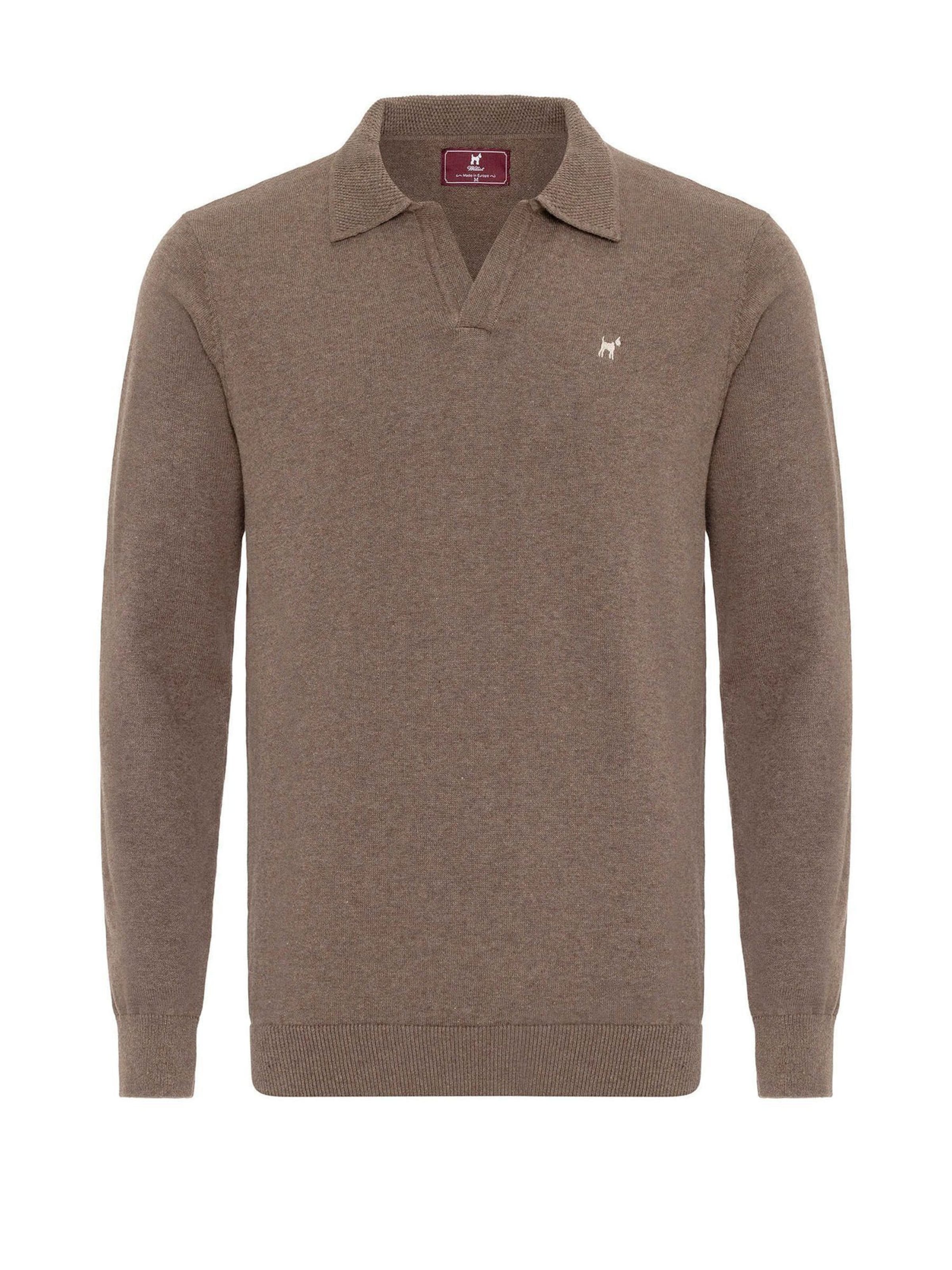 Williot Pullover in Braun: Vorderseite
