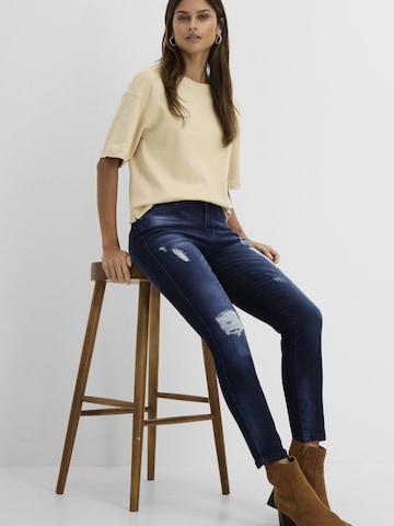 bonprix Skinny Jeans in Blauw