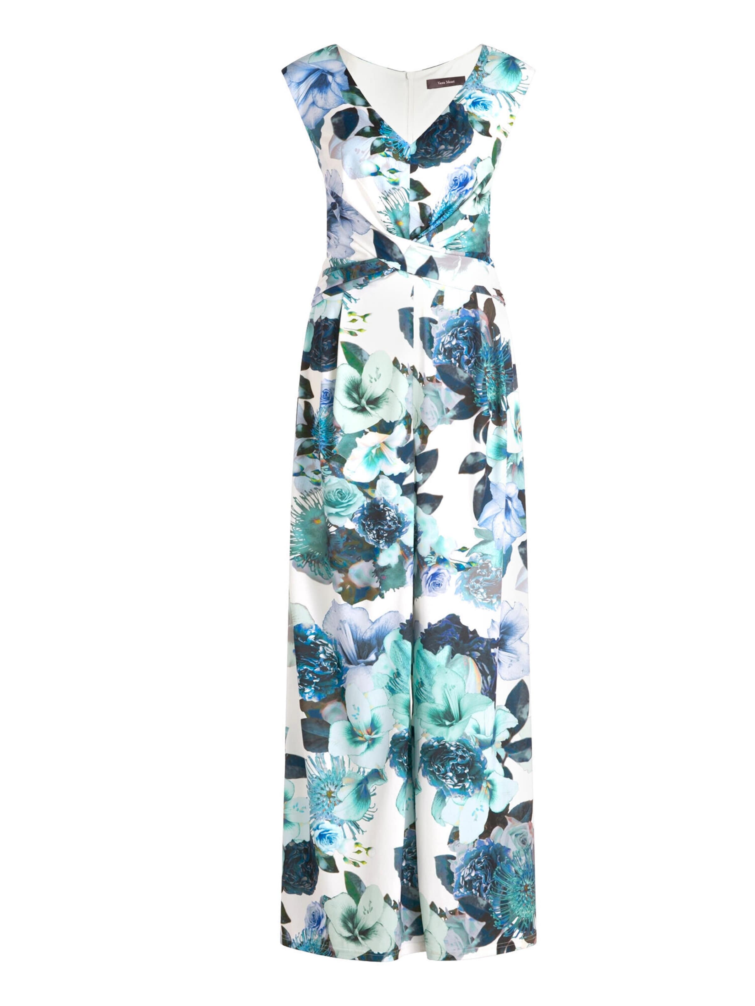 Vera Mont Jumpsuit in Groen: voorkant