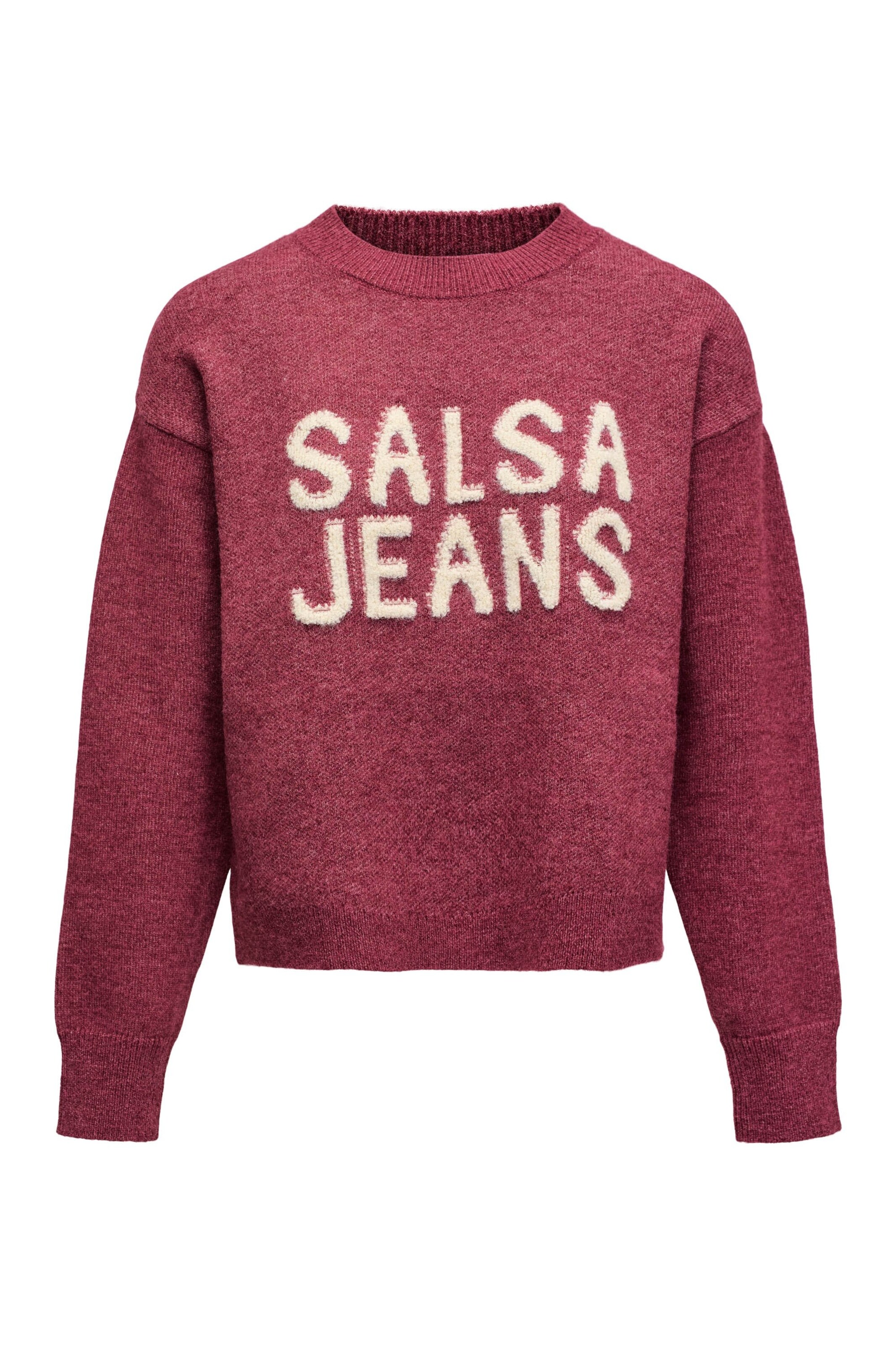Salsa Jeans Pullover in Rot: Vorderseite