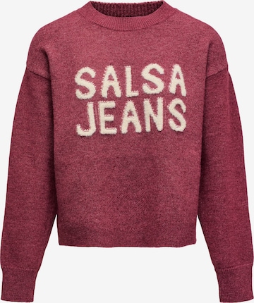 Salsa Jeans Pullover in Rot: Vorderseite