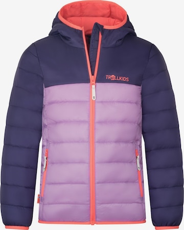 TROLLKIDS Outdoor jacket in Purple: front