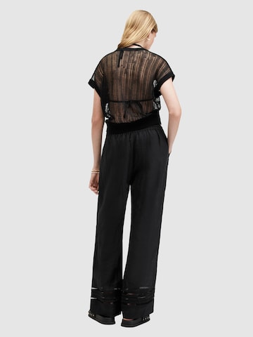 AllSaints Wide leg Broek 'JADE' in Zwart: terug