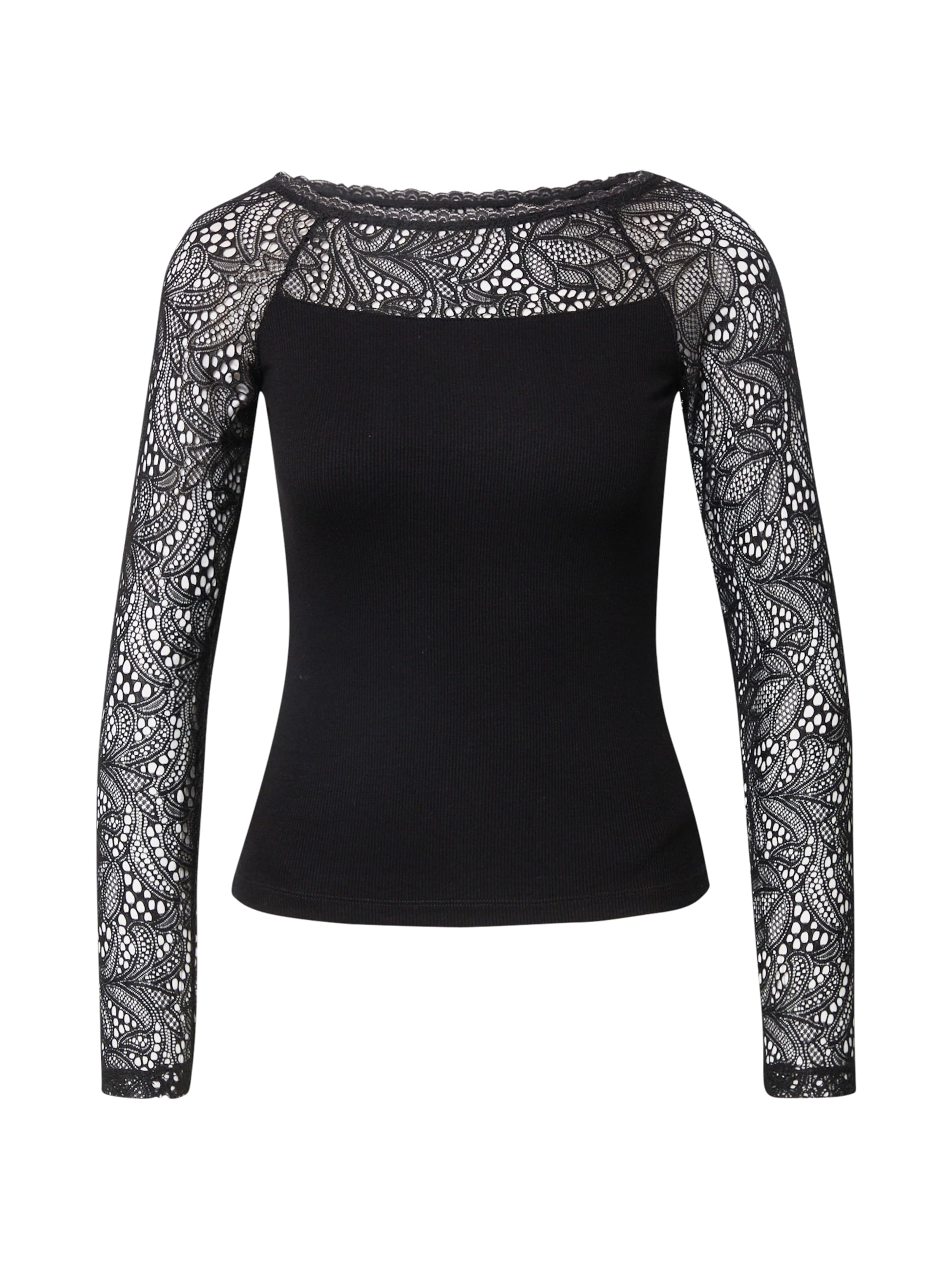 ABOUT YOU Koszulka 'Samira' w kolorze czarny: przód