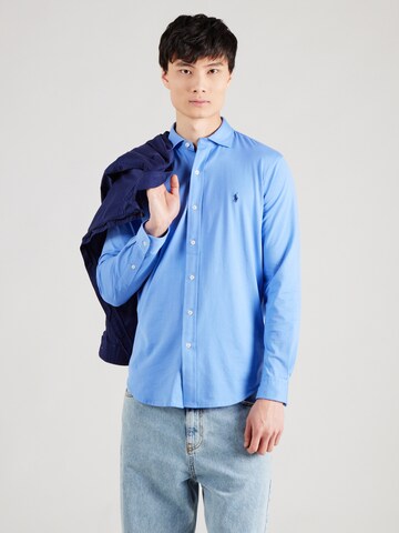 Coupe regular Chemise 'LSFBESTATEM1' Polo Ralph Lauren en bleu : devant