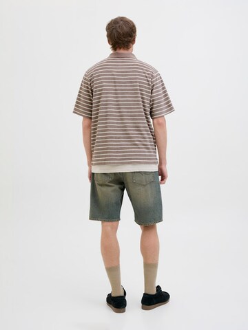 JACK & JONES Shirt 'JORGEN' in Brown