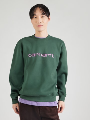 Carhartt WIP Tréning póló - zöld: elől