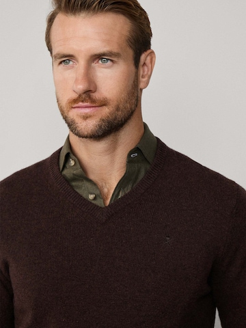 Hackett London Pullover in Braun