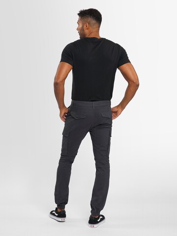Alessandro Salvarini Tapered Cargobroek in Grijs