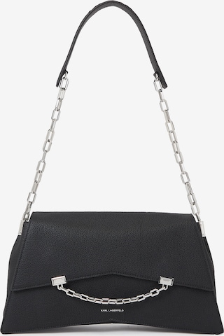 Karl Lagerfeld - Bolso de hombro 'Seven' en negro: frente