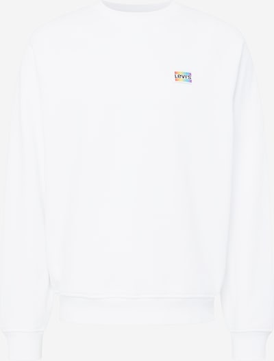 LEVI'S ® Sweat-shirt 'Relaxed Raglan Crewneck' en mélange de couleurs / blanc, Vue avec produit