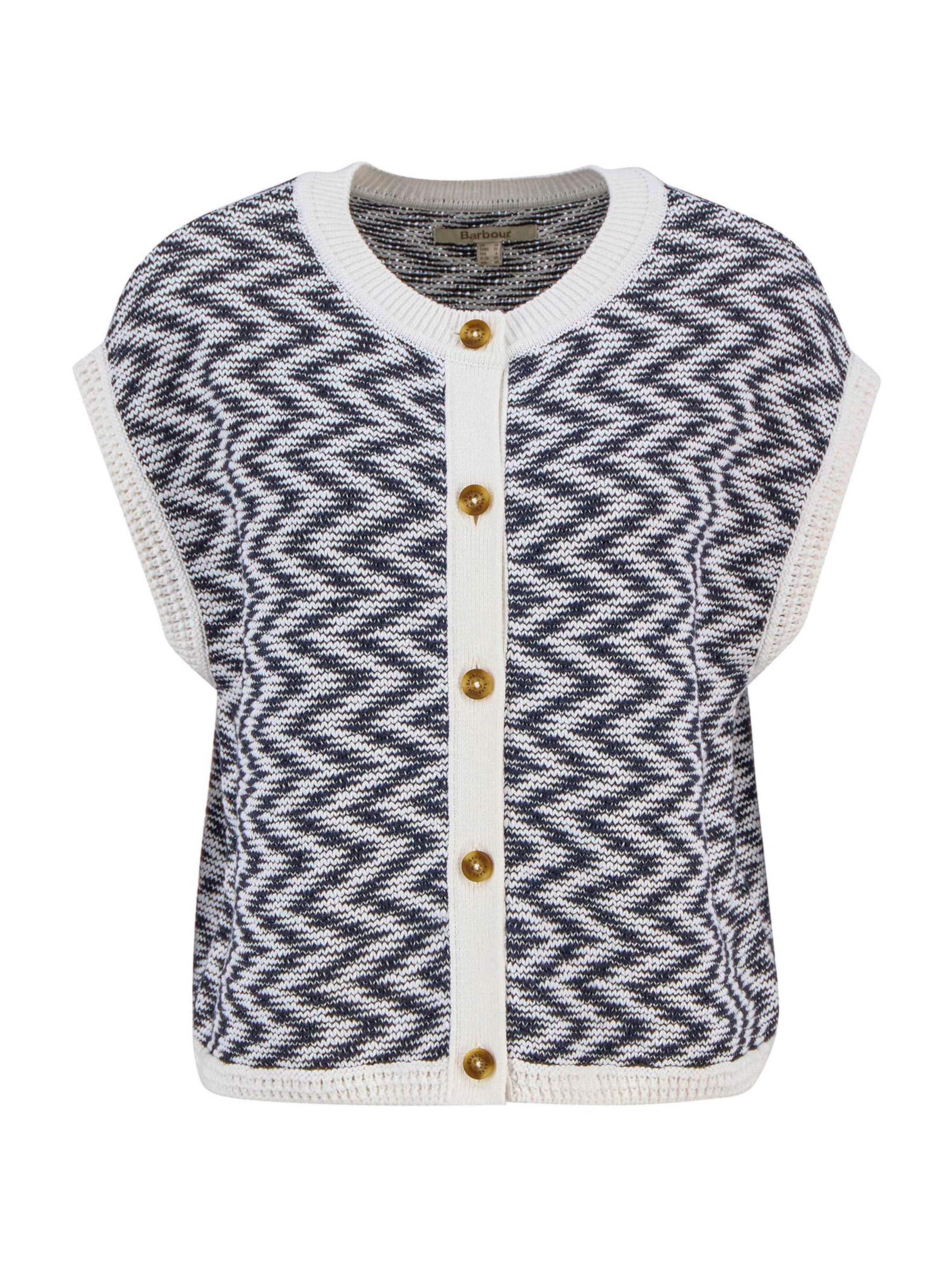 Cardigan 'Olivia' Barbour en bleu : devant