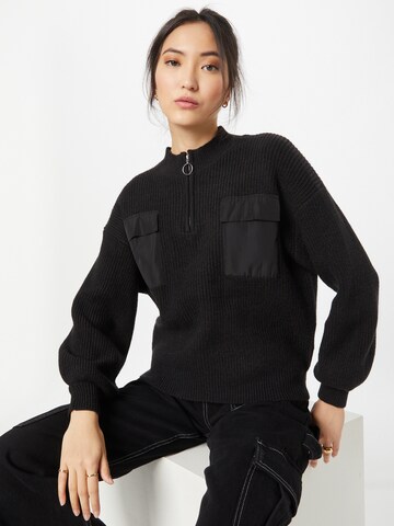 ONLY Sweater 'PETRA' in Black: front
