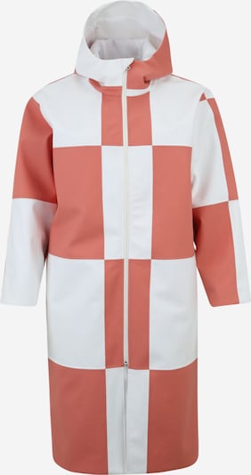ABOUT YOU REBIRTH STUDIOS Weatherproof jacket 'WET'' in Coral / White, Item view