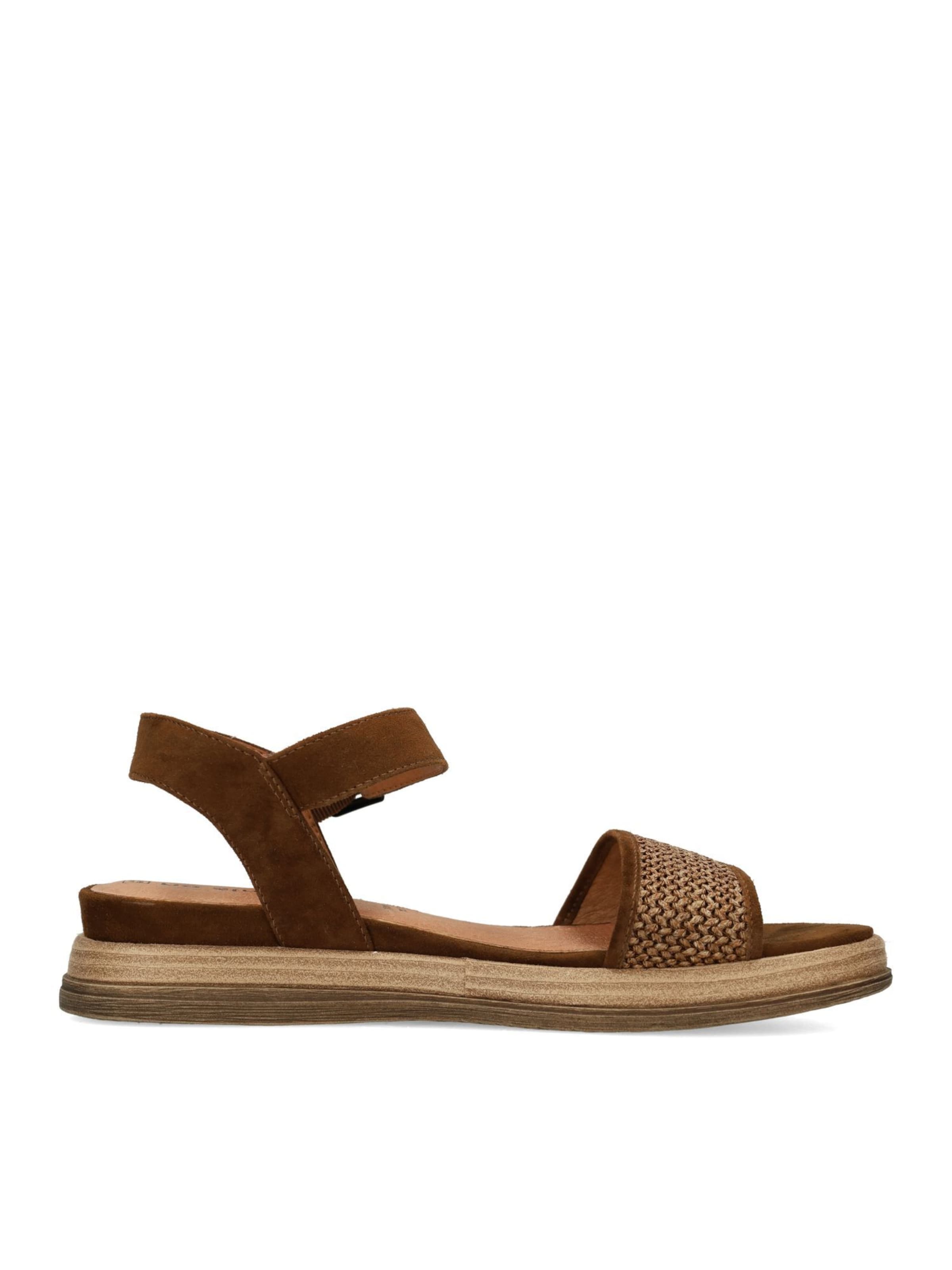 Sandales no stress en marron