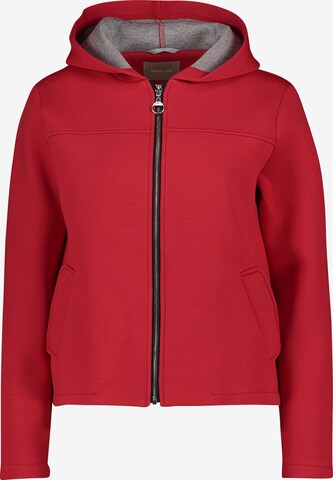 Amber & June Zip-Up Hoodie in Red: front